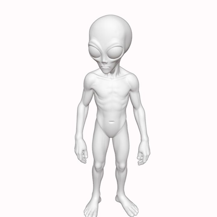 その他 Grey type Alien figure modeled object Grey type Alien figure modeled object